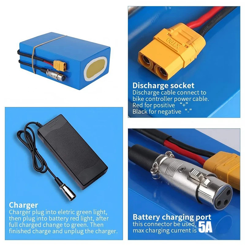 Bateria de bicicleta elétrica  - 60V 50Ah Electric Scooter Battery avaliação e preço