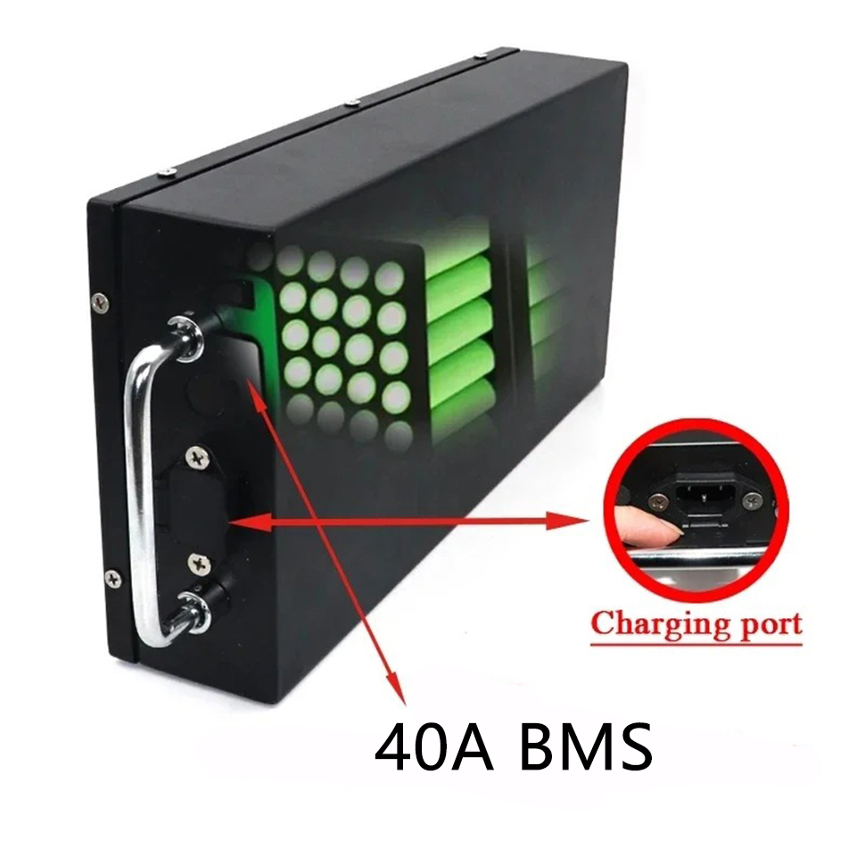 Nova Bateria de Lítio para Veí - 60V 50Ah Electric Scooter Battery avaliação e preço