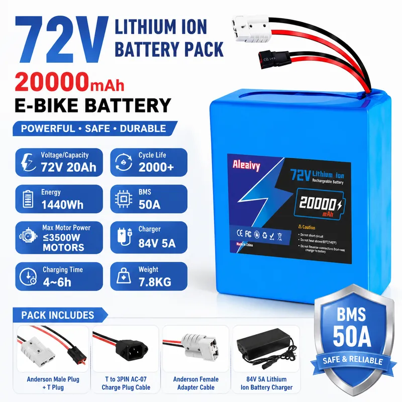 Bateria de Lítio 72V 84V 20S4P - 72V 40Ah Lifepo4 Battery Pack avaliação e preço
